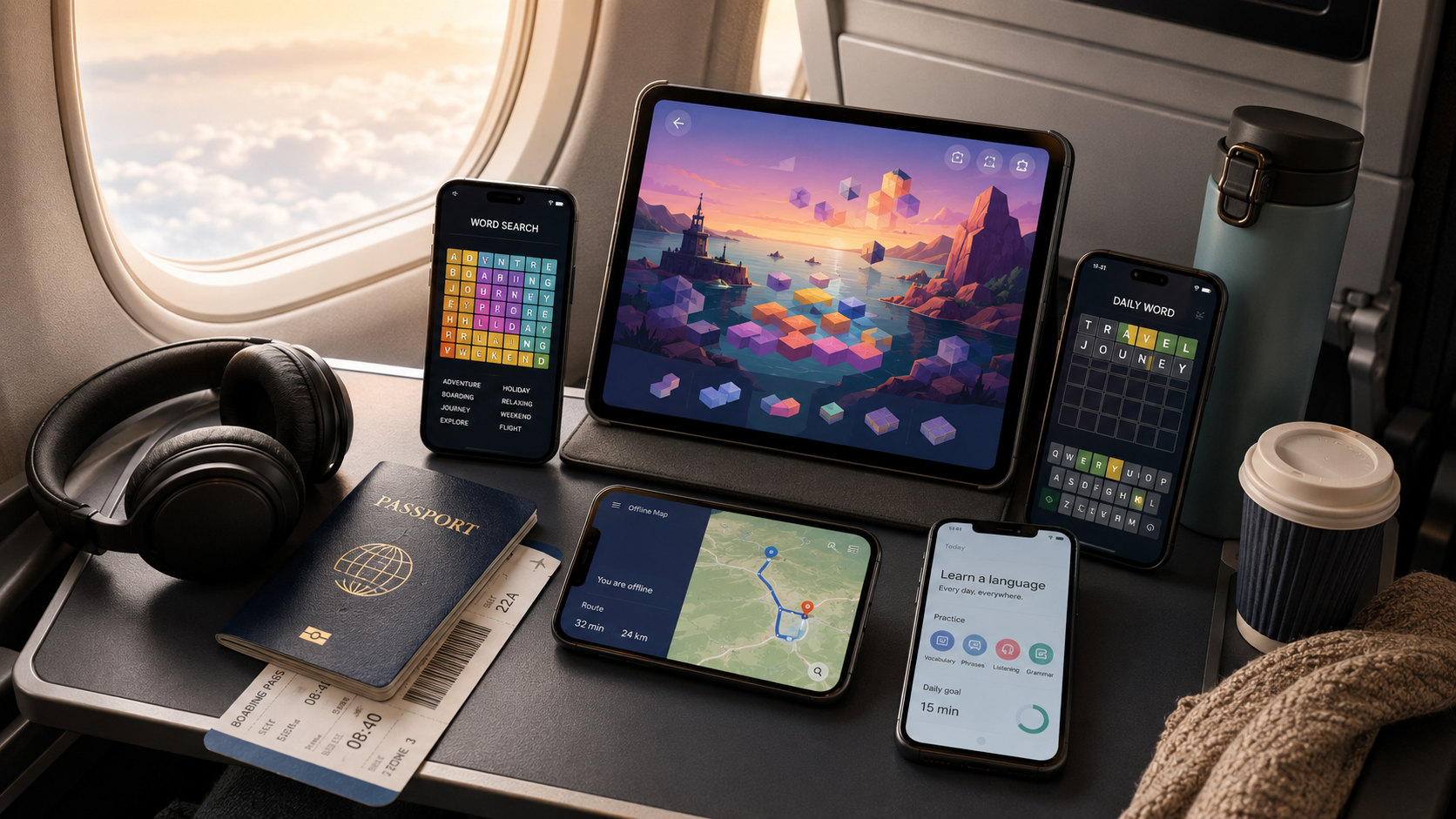 The Best Travel Apps and Games to Keep You Entertained on the Road