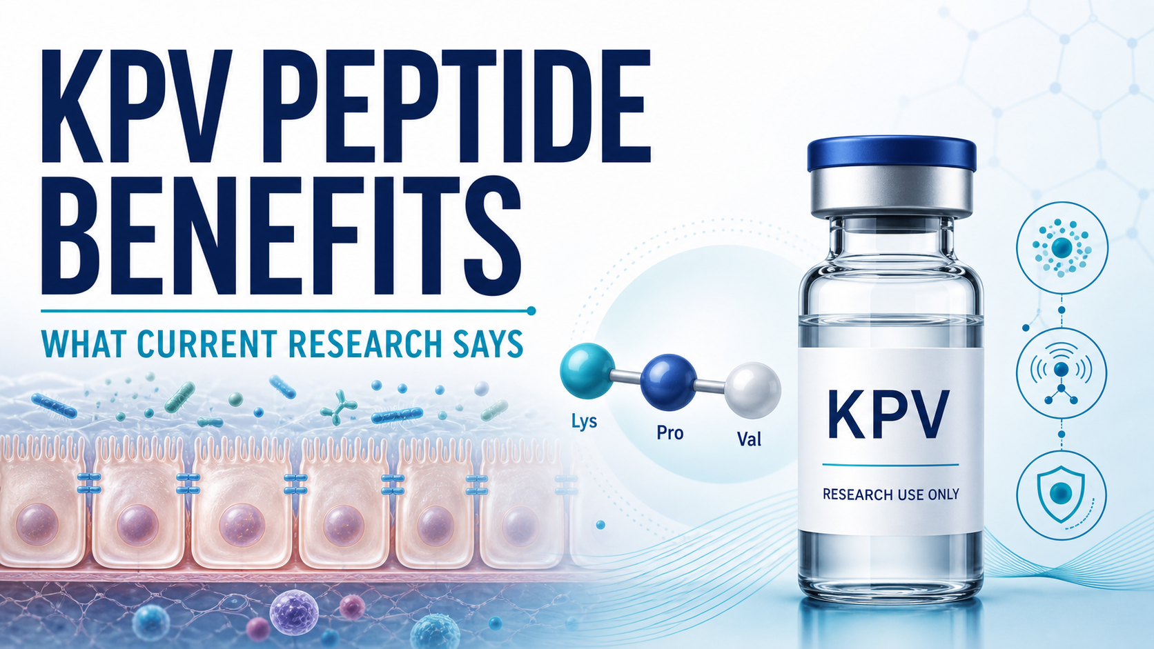 KPV Peptide Benefits: What Current Research Says